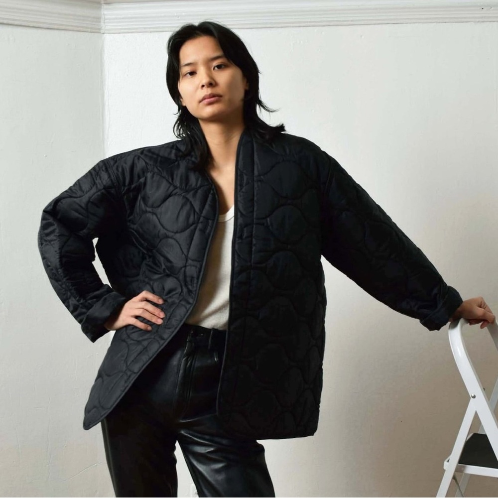 Military jacket liner 🖤 black 🖤 rare